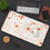Thumbnail: Orange Circuit Flow – Futuristic Tech Grid Desk Mat