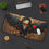 Thumbnail: Cyberpunk Skull Desk Mat – Red-Eyed Skeleton with Mechanical Wings