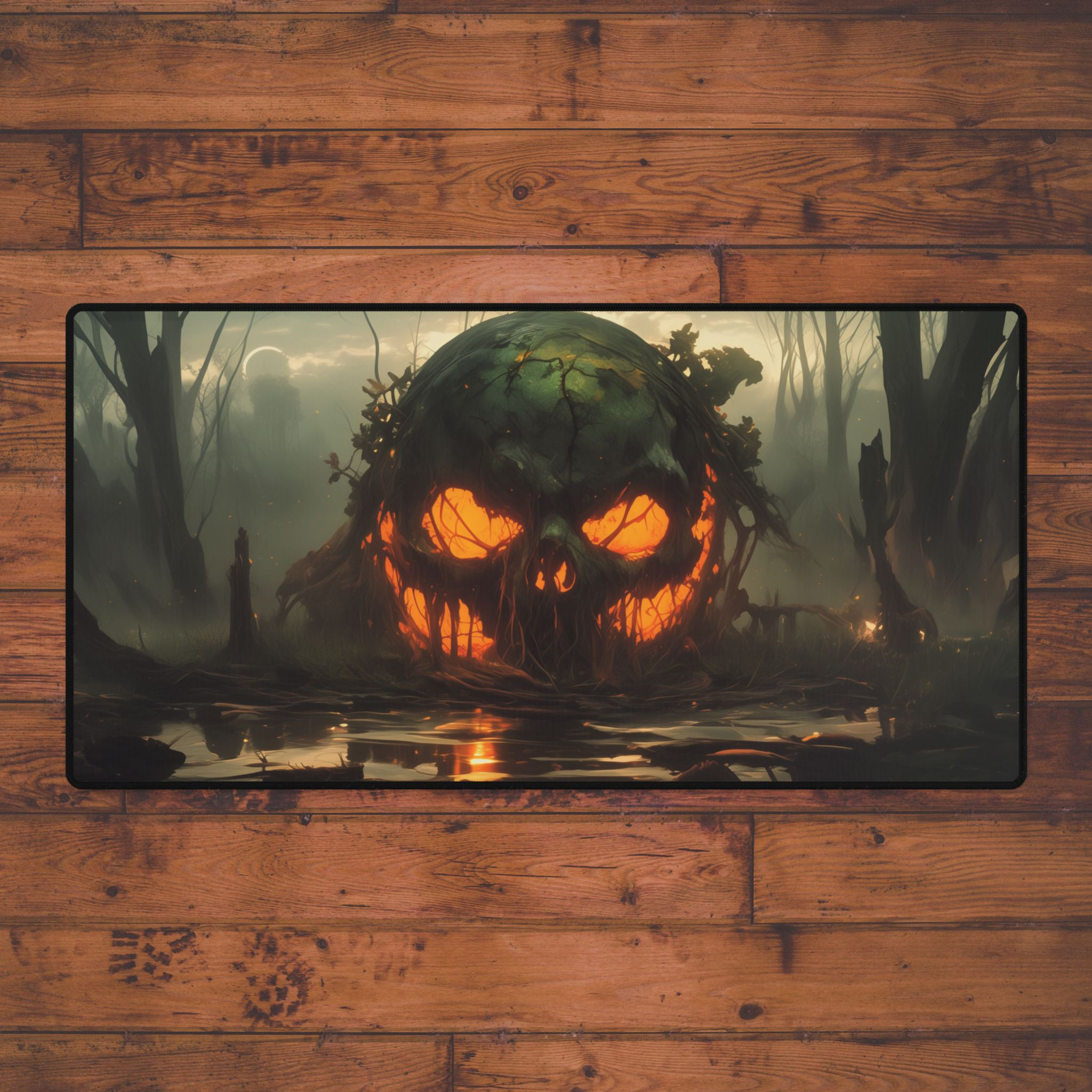 Haunted Swamp Skull MTG Playmat