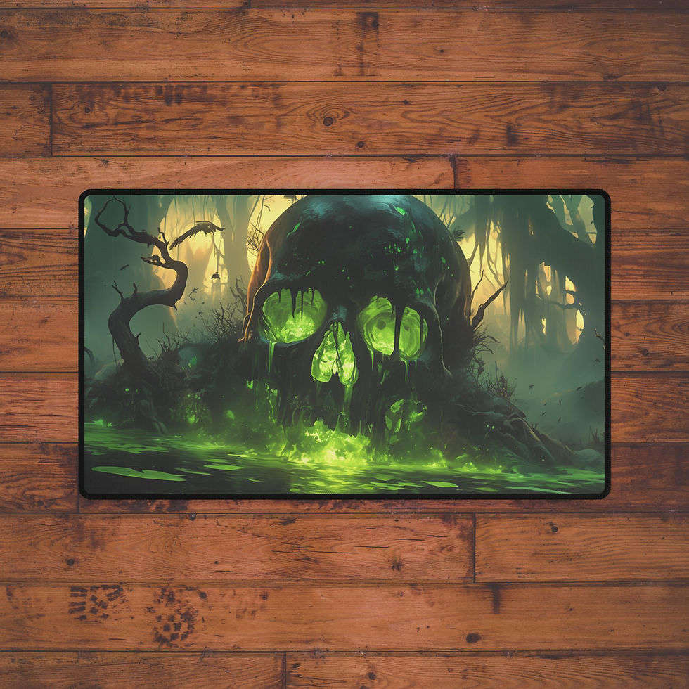Thumbnail: Toxic Swamp Skull MTG Playmat