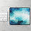Thumbnail: Cool Blue Watercolor Abstract Mousepad for Creative Desk Setups