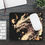 Thumbnail: Molten Fury Dragon Desk Mat – Fiery Gold & Black Gaming Artwork