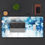 Thumbnail: Modern Blue Abstract Geometric Mousepad for PC and Creative Desks