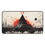 Thumbnail: Dark Red Chaos Triangle Desk Mat with Apocalyptic Skyline