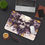 Thumbnail: Violet Skull Desk Mat – Aggressive Abstract Horror Art Design