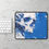 Thumbnail: Abstract Blue Skull Desk Mat – Bold and Icy Gaming Mousepad Design