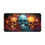 Thumbnail: Vibrant Gothic Skull Mousepad with Neon Flames for PC Setups