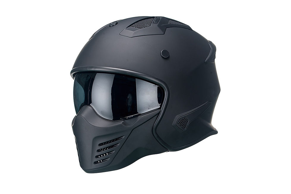 Miniaturbild: BLACKBOBBER Combat Jet Helm