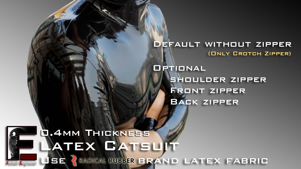 Thumbnail: Customized Latex Catsuit (Radical Rubber brand latex fabric)-0.4mm