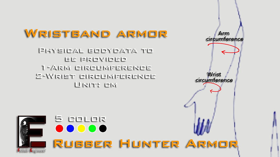 Thumbnail: Hunter Armor Wristband-Rubber