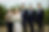 Thumbnail: bride with her Off-shoulder chiffon drapping custom wedding dress with side slit with train