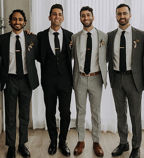 Groom and Groomen boutonniere for wedding by Bloem Atelier Floral.jpg