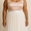 Thumbnail: Bow strap satin top with tulle skirt dress | Engagement | Evening Dress