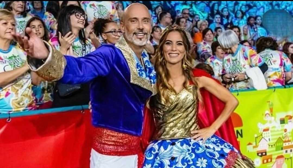 PEDRO CRISPM E LILIANA SANTOS SÃO PADRINHOS DE UMA MARCHA!