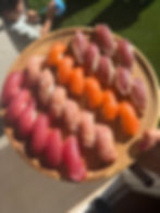 Homemade sushi for our OBella Residence during monthly Happy Hours