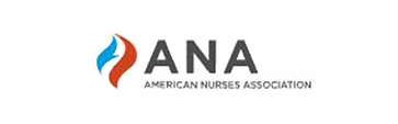 ANA (American Nurses Association) logo image and link to website