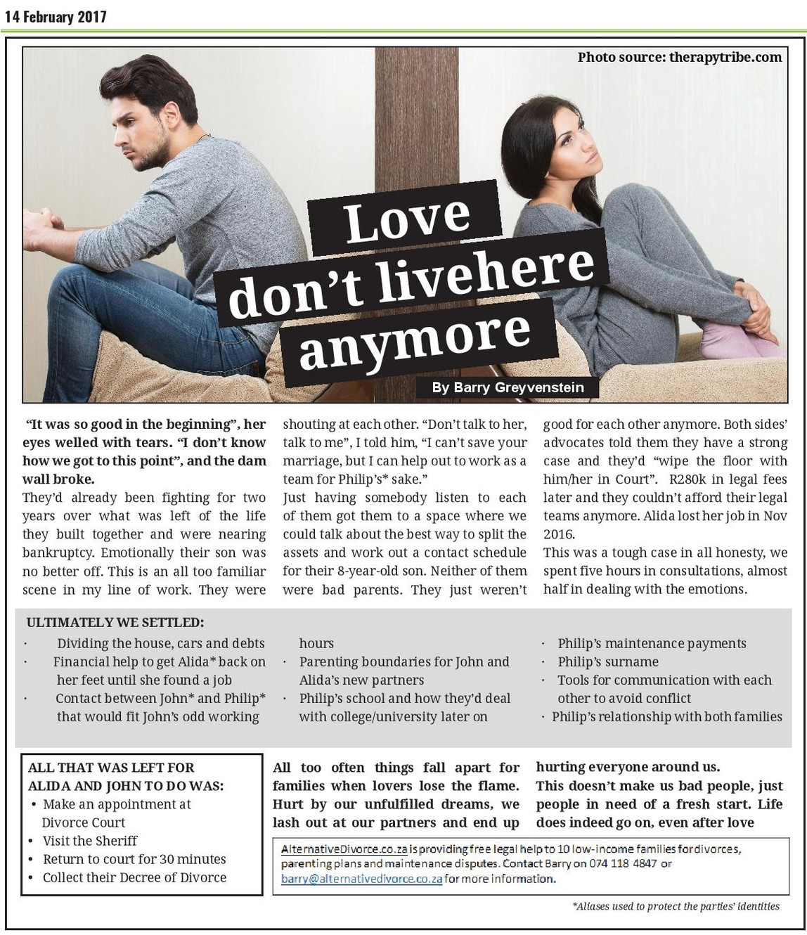 Masters of love article image