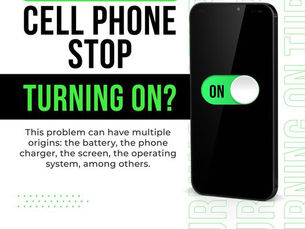 Why does the cell phone stop turning on?