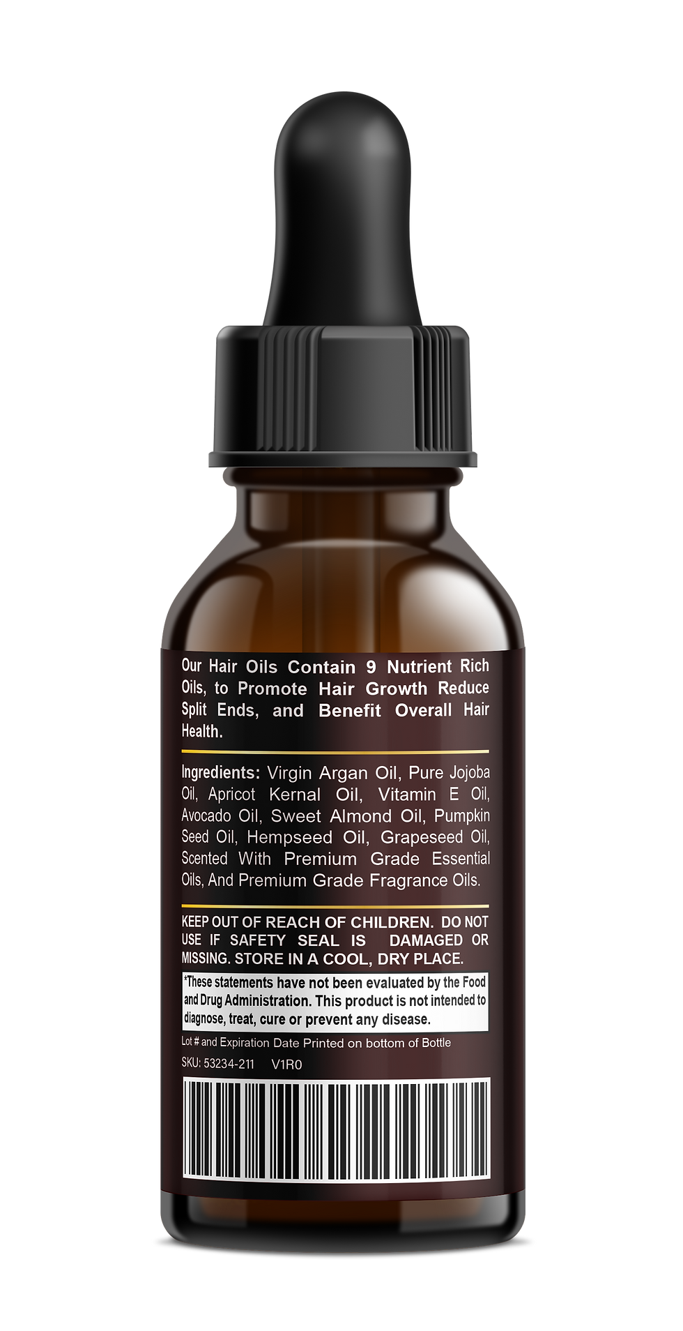 Thumbnail: Unscented Hair Oil