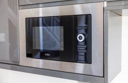 Stainless steel CDA built-in microwave oven