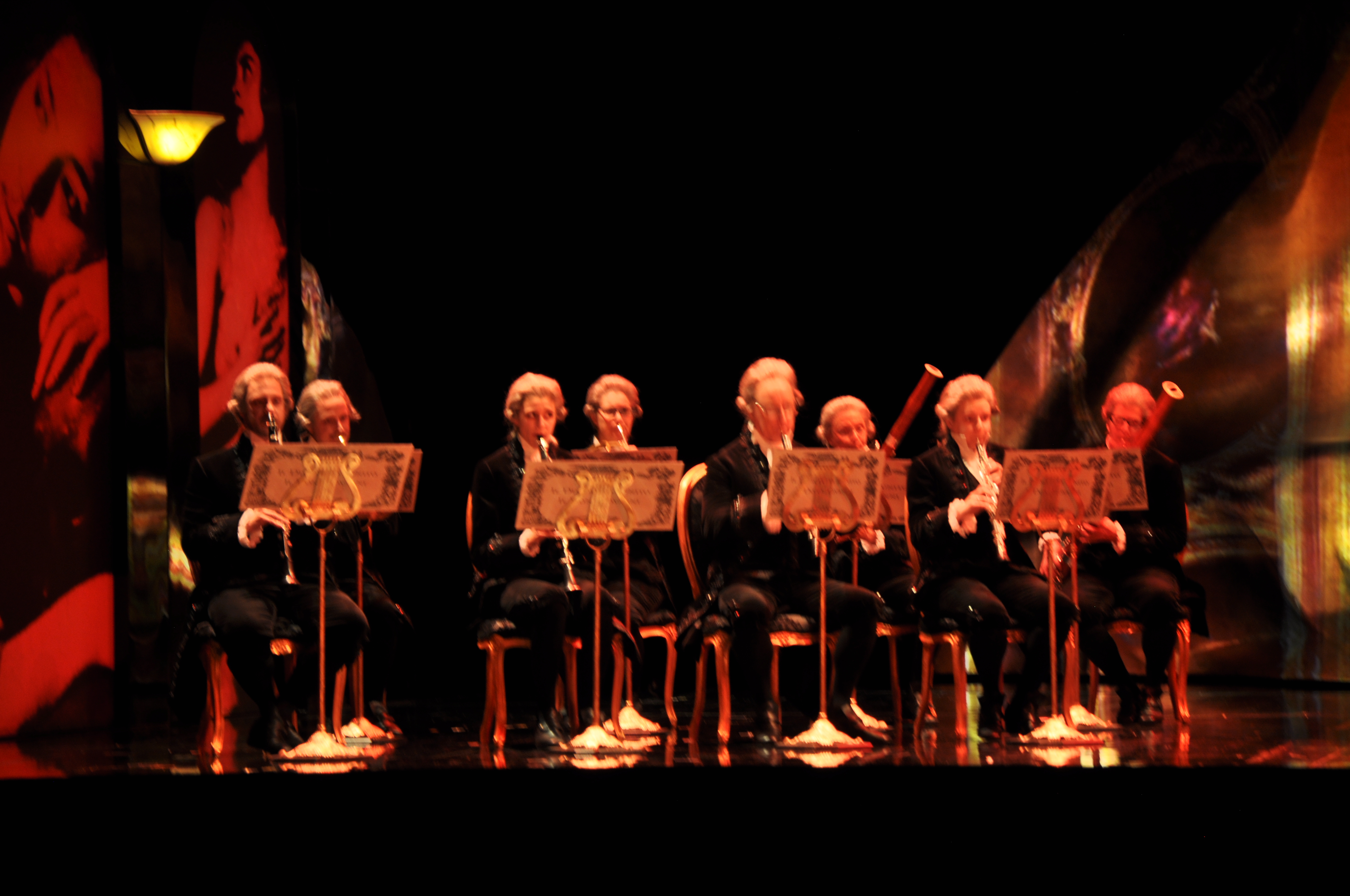 don giovanni, leafed music stands