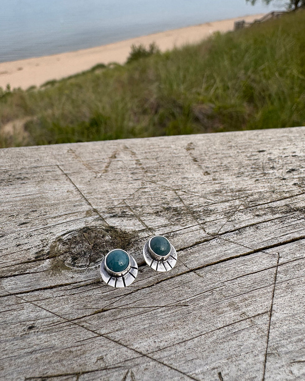 Thumbnail: Leland Blue Sunrise Studs