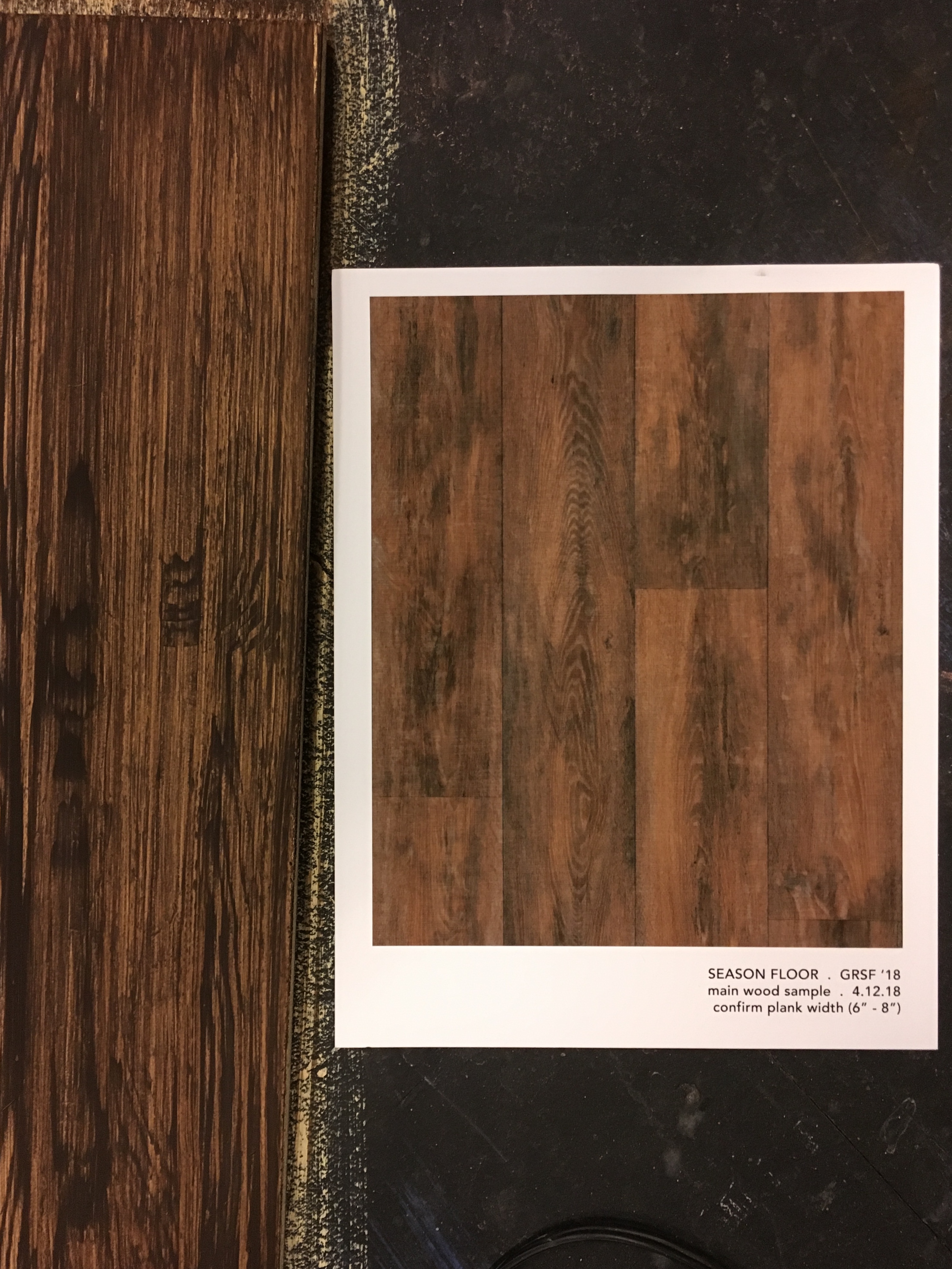 Medium wood sample