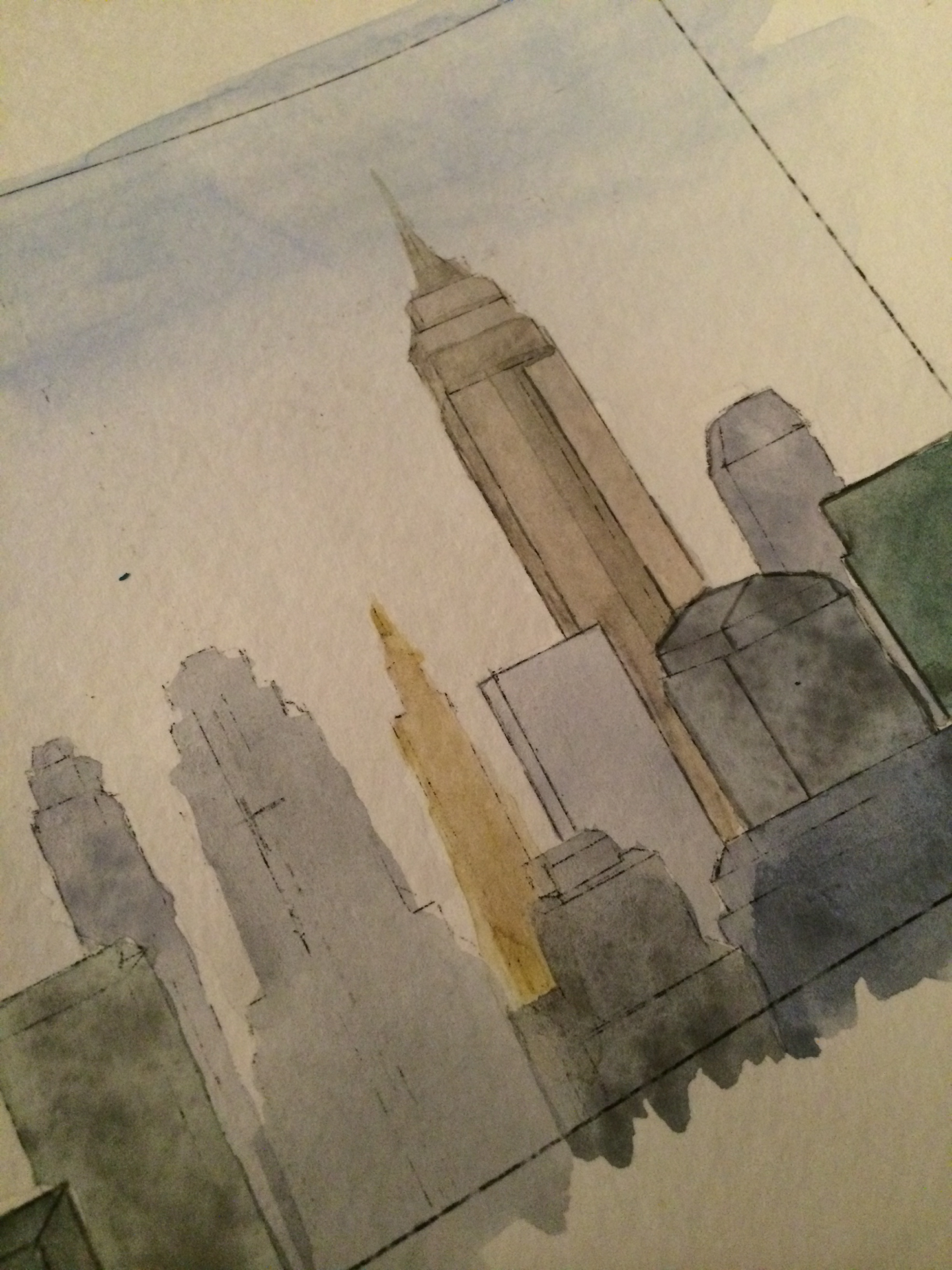 skyline rendering in process