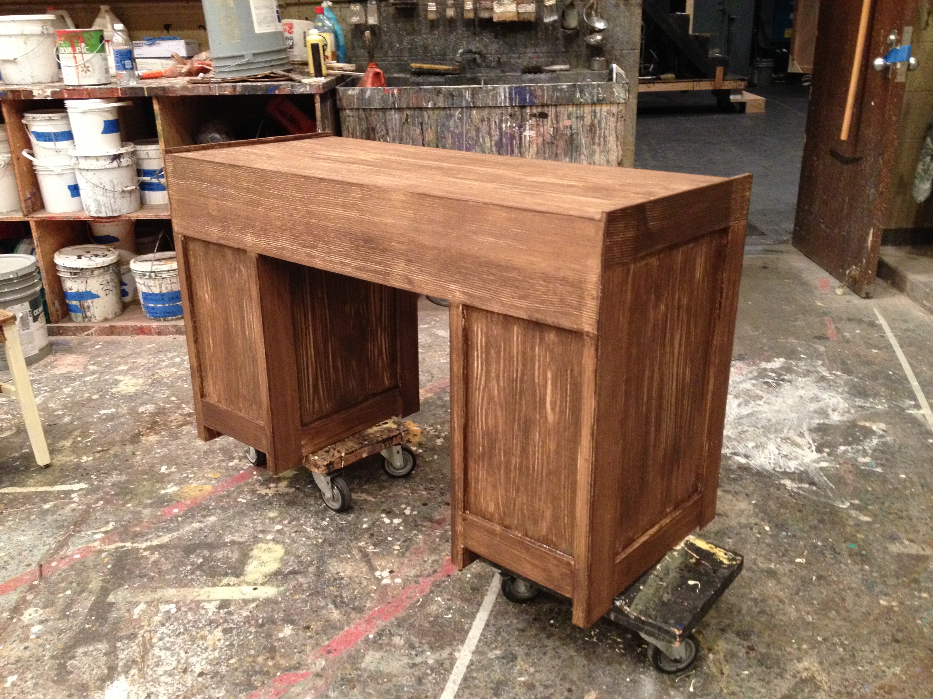 "Urinetown" desk