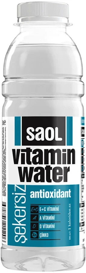 Saol Vitamin Water Antioxidant 500 ml 12’li koli toptan vitaminli içecek