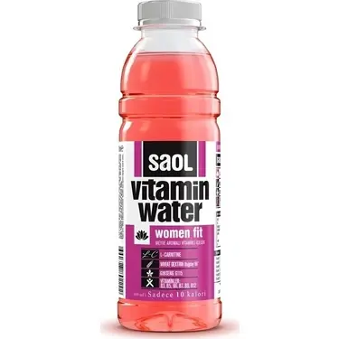 Saol Vitamin Water Women Fit 500 ml 12’li koli toptan vitaminli içecek