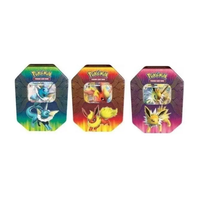 Elemental Power Tins | Vaporeon/Jolteon/Flareon Artwork | G20