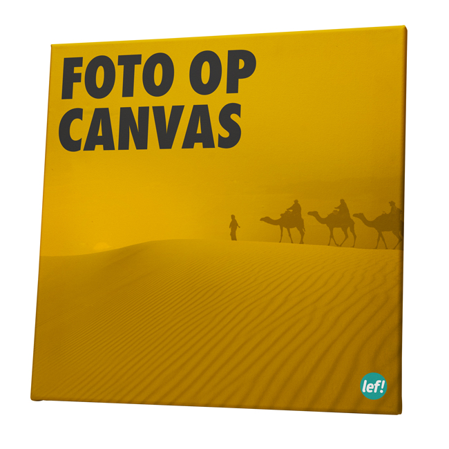 Foto op canvas