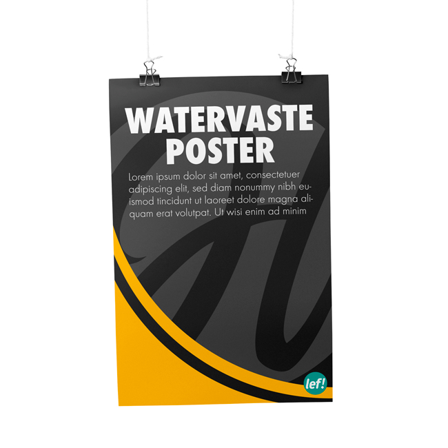 Watervaste poster
