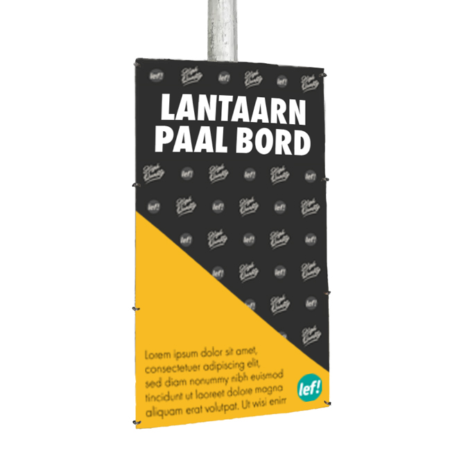 Lantaarnpaalbord