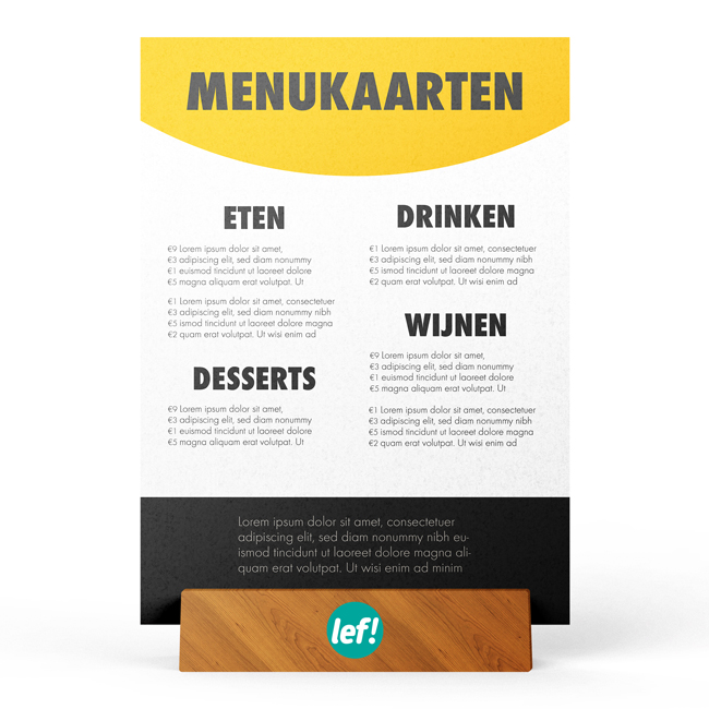 Menukaarten