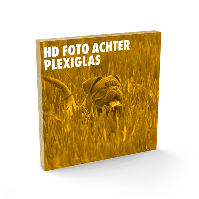 HD Foto achter plexiglas