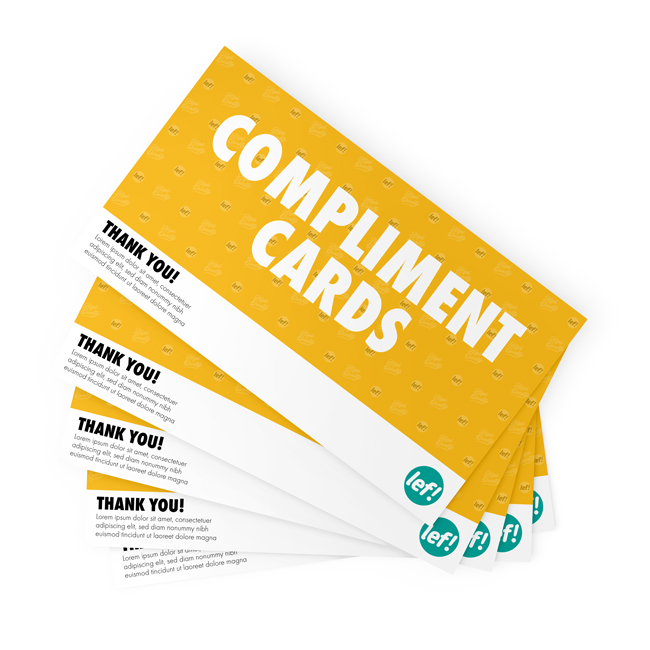 Compliment cards