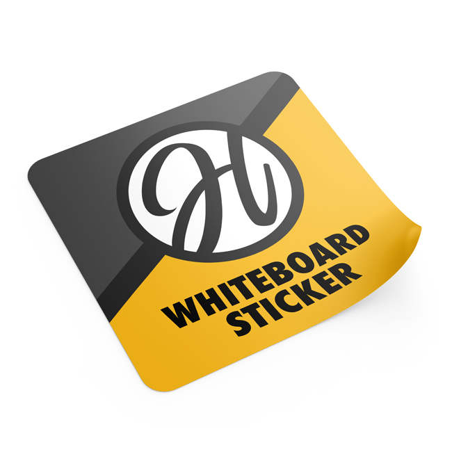 Whiteboard sticker