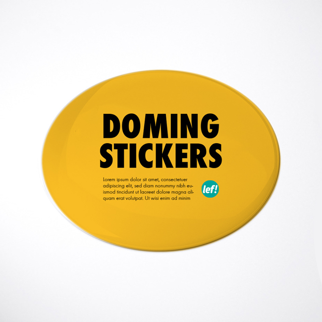 Doming stickers