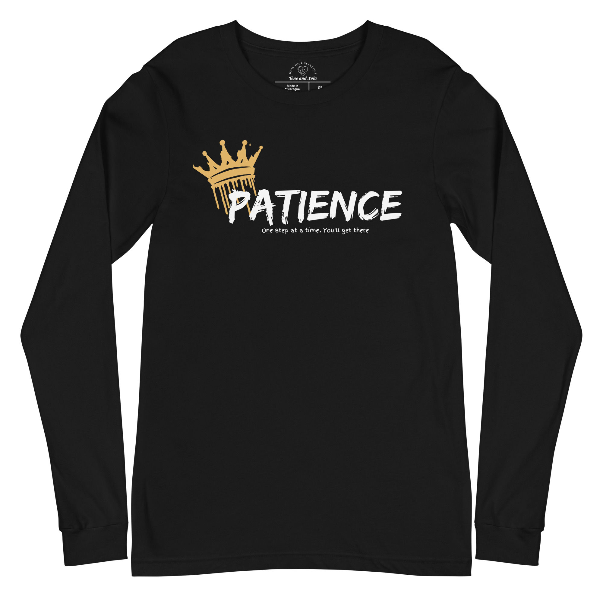 Patience Unisex Long Sleeve Tee