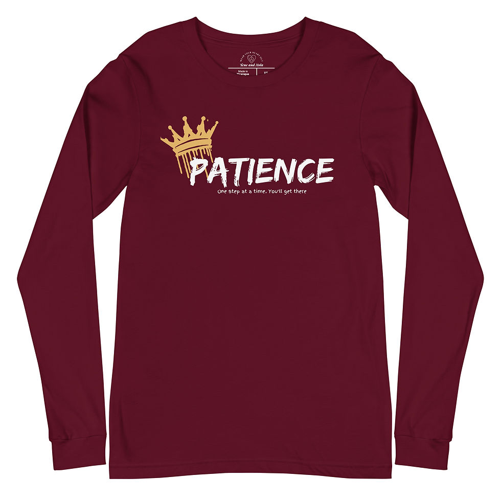 Thumbnail: Patience Unisex Long Sleeve Tee