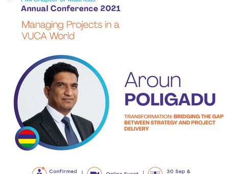 Join Aroun Poligadu and other global speakers at our Annual Conference 2021