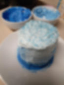 Blue Mini Cake