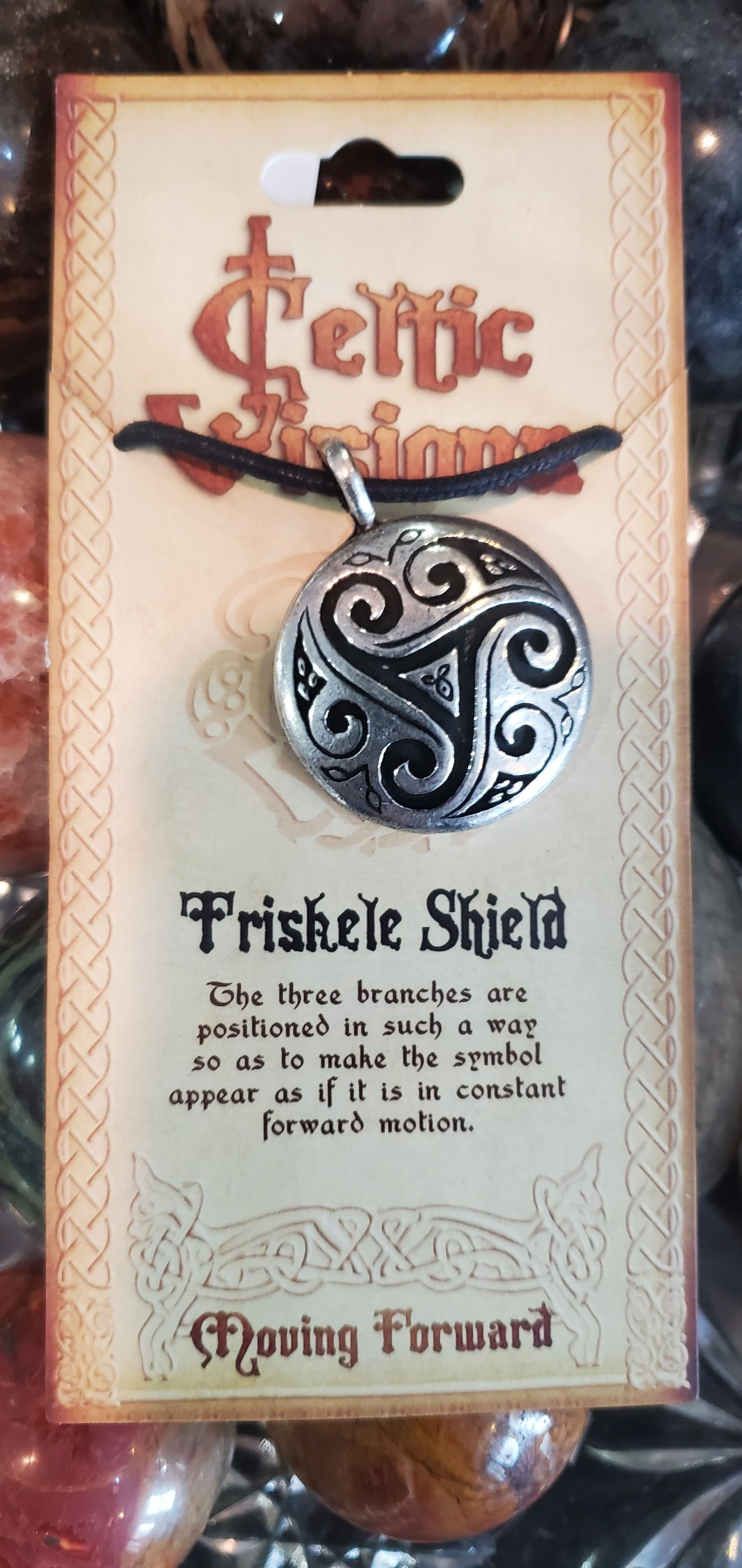 Celtic Visions- Triskele Shield-Moving forward