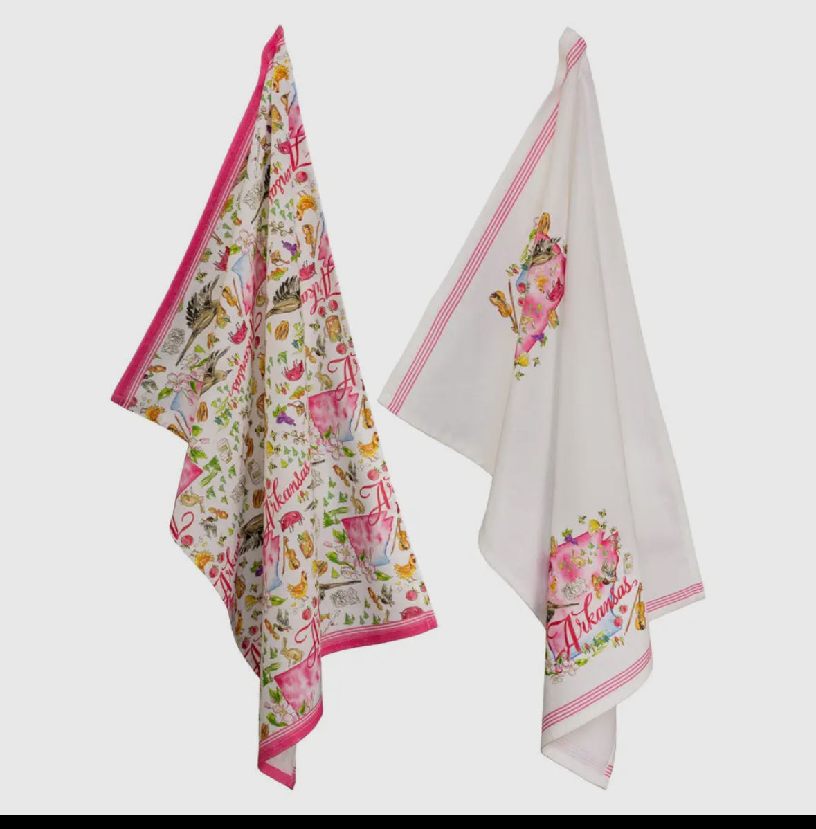 Arkansas tea towels  (set of two )