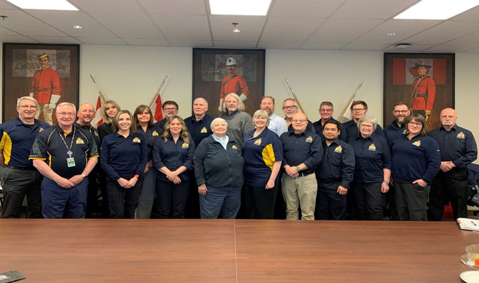 K Division Chaplains Red Deer South meeting in Sothern Alberta District hosted by district chaplain Sandra Madden