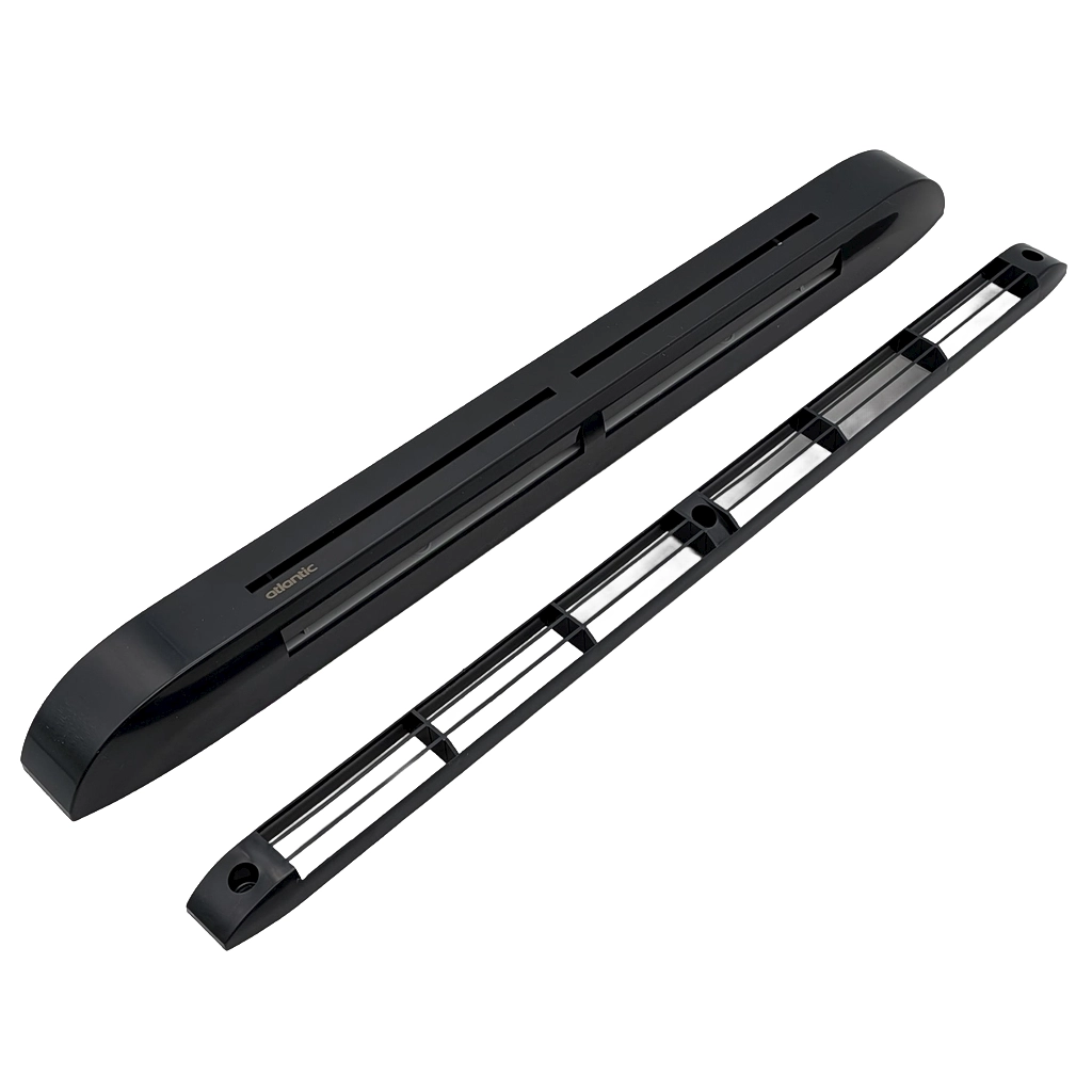 Lot de 3 entrées d'air hygroréglables Atlantic 526630 Gris anthracite