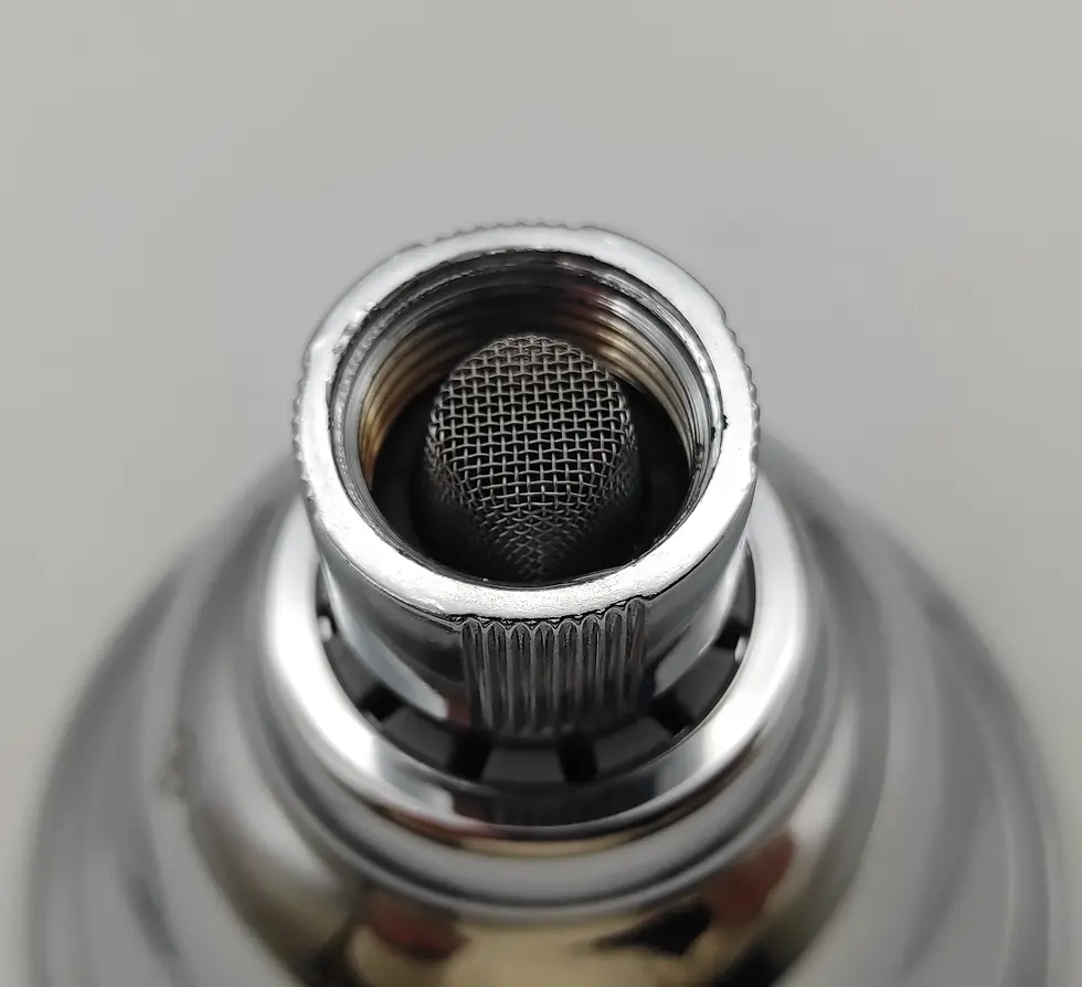 Miniature : 8 pommes de douche 7 jets ABS chromées orientables connecteur