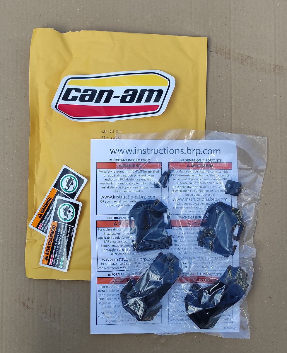 Miniature : Pièce Can-Am : Visserie pour installation facile du demi-Pare-Brise Can-Am Maverick X3